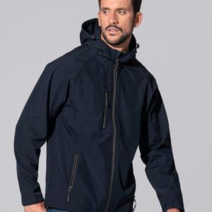 Softshell męski JACKET granatowy